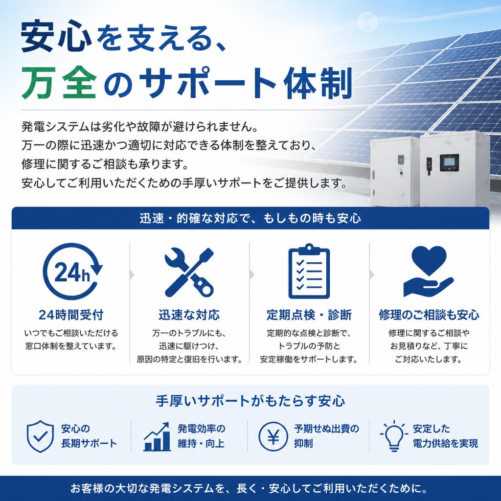 修理の必要性とその対応