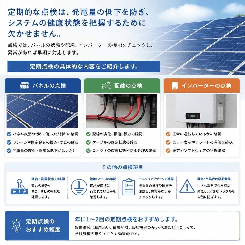 定期点検の重要性とその内容