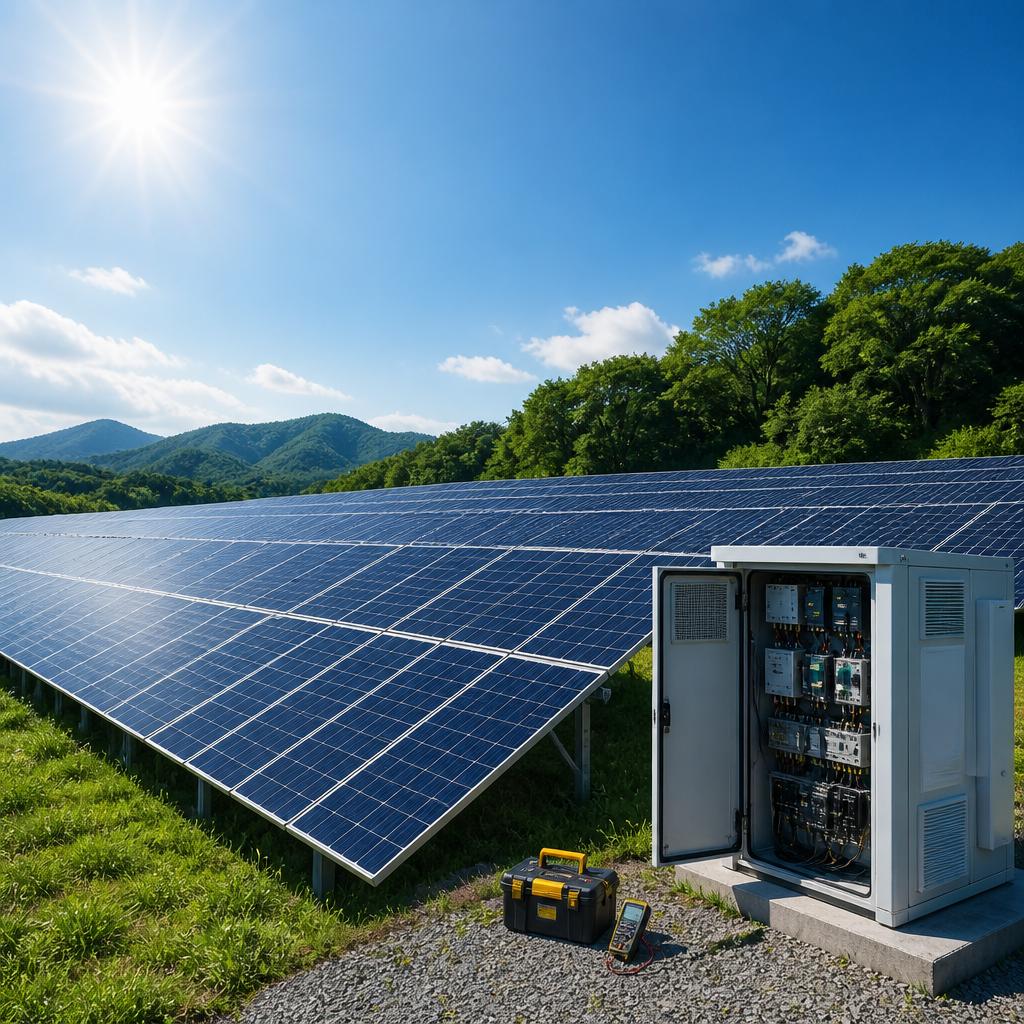太陽光発電所の設備保守を一手に引き受け、安心のメンテナンスをご提供します