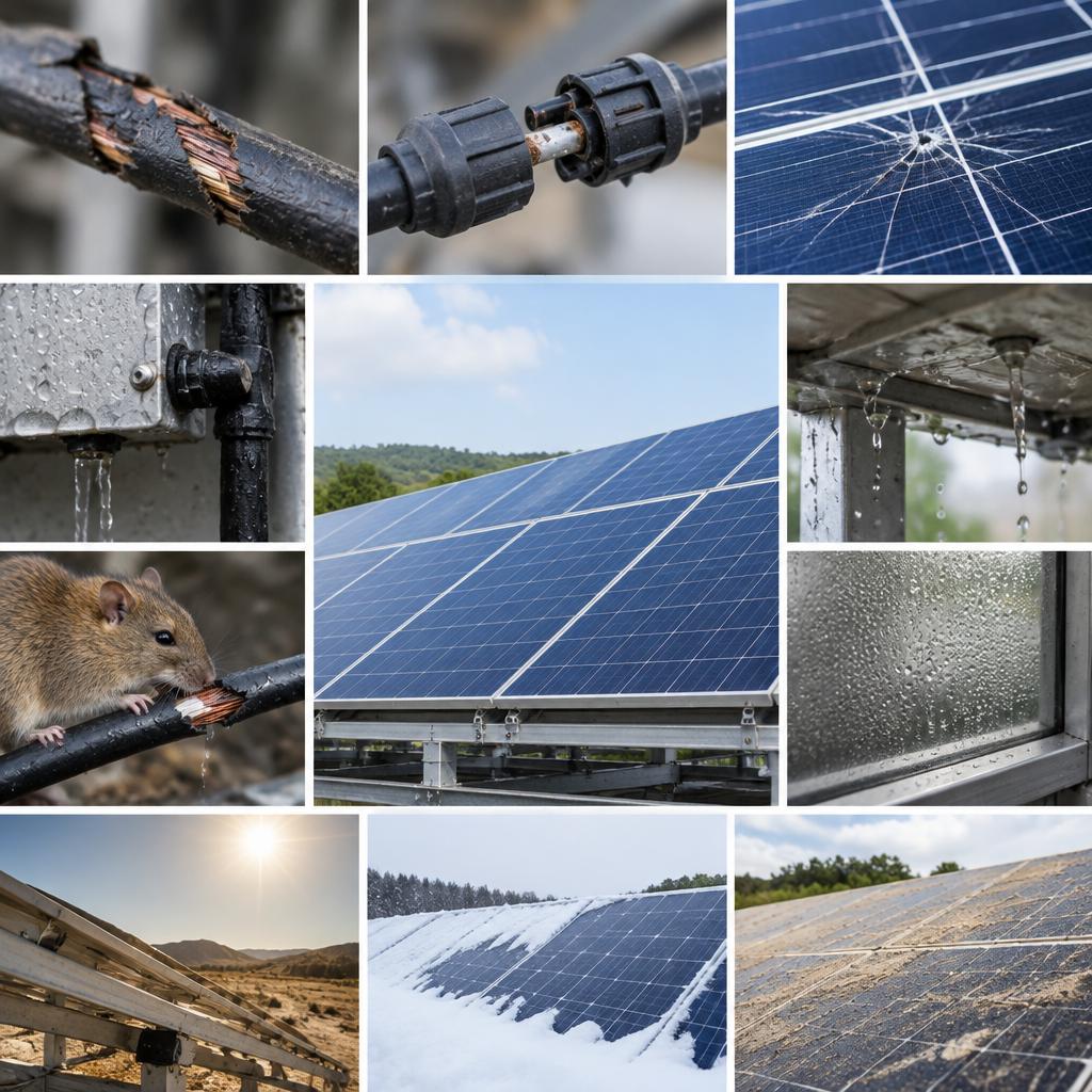 なぜ起こる？太陽光発電所で絶縁異常・漏電が発生する主な原因